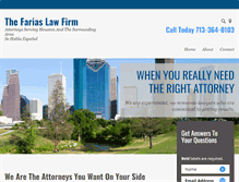 Tablet Screenshot of fariaslaw.com